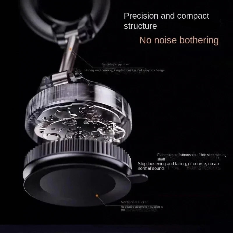 Magnetic Car Phone Mount, Strong Suction, 360° Rotation, iPhone, Android